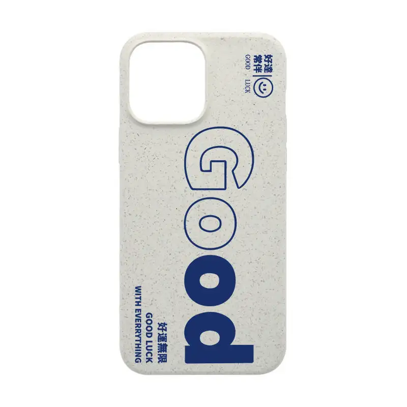 Biodegradable Phone Case With Large Hole Protective Cover Silicone Soft