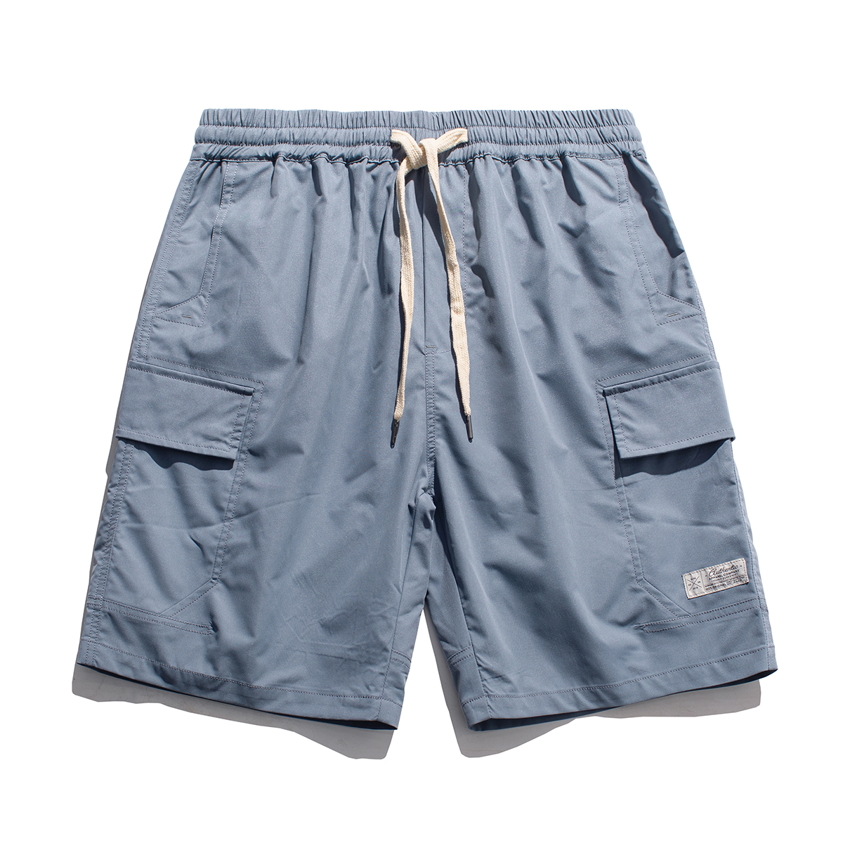 Men's Fashionable All-matching Solid Color Cargo Shorts