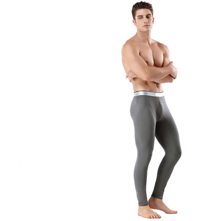 Casual Cotton Men's Plus Velvet Thick Slim-fit Warm Pants