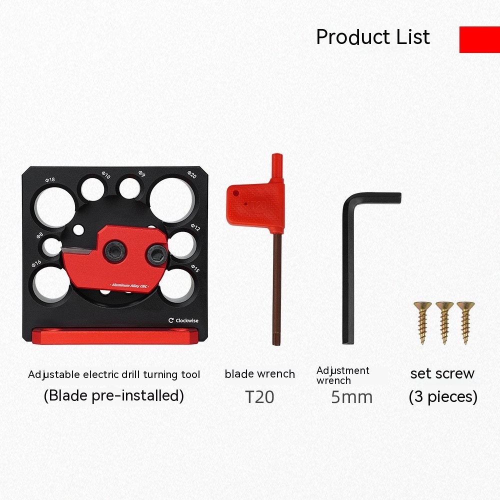 Electric Drill Car Round Tool