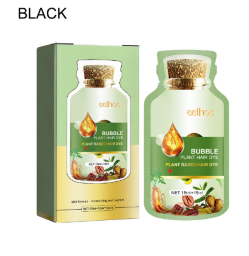 Gentle Plant Lazy Bubble Hairdressing Agent Black - Shop at LoveMi