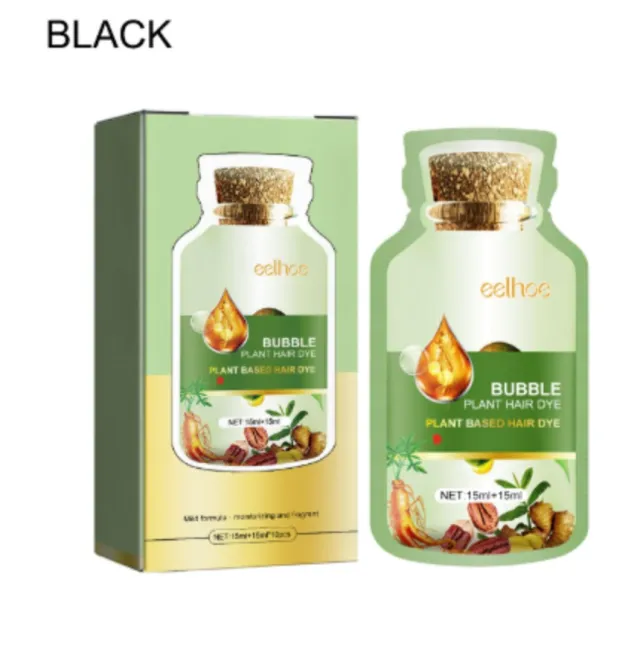 Gentle Plant Lazy Bubble Hairdressing Agent Black - Shop at LoveMi
