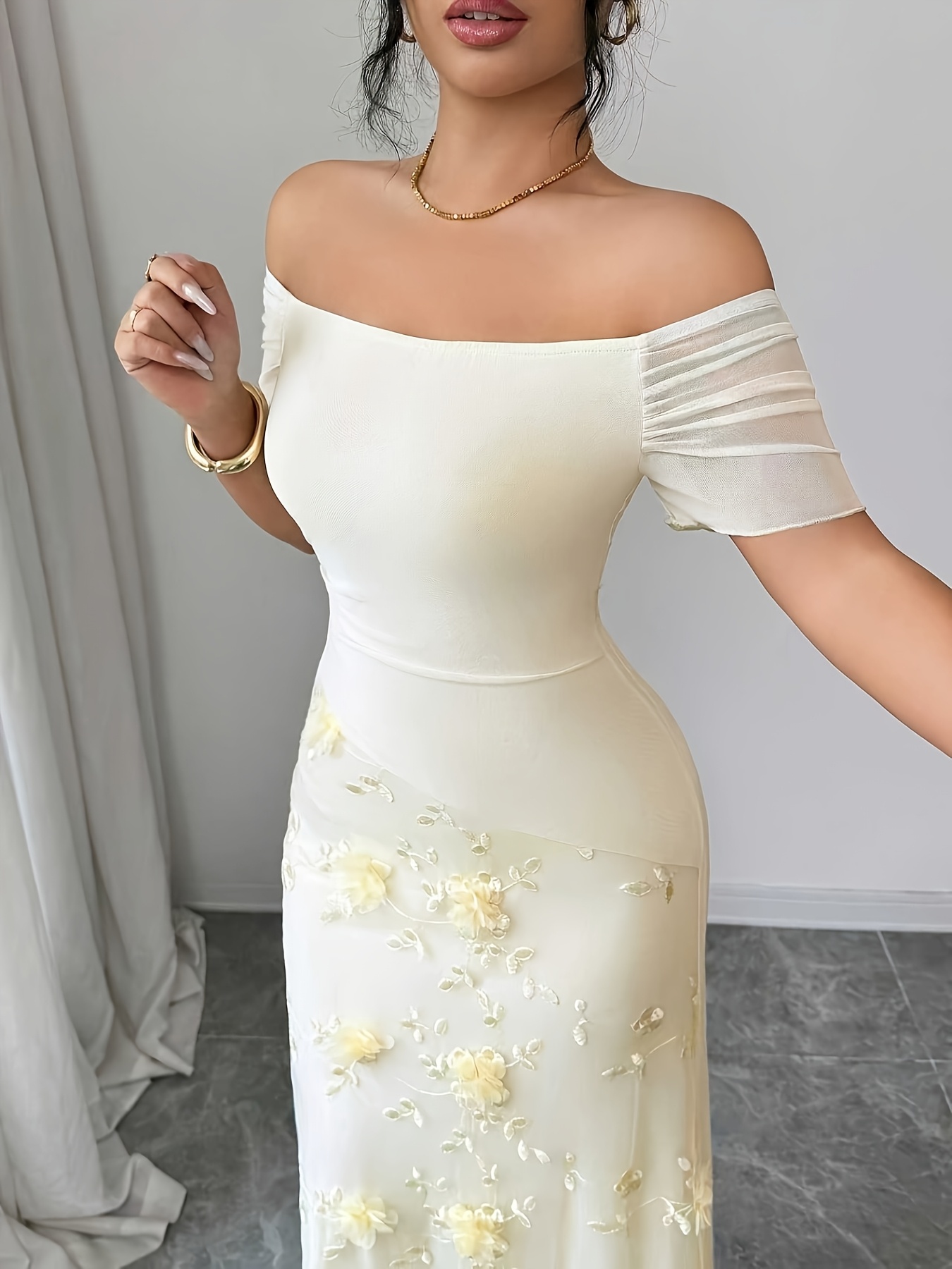 Robe mi-longue florale — Élégance et confort - image 5