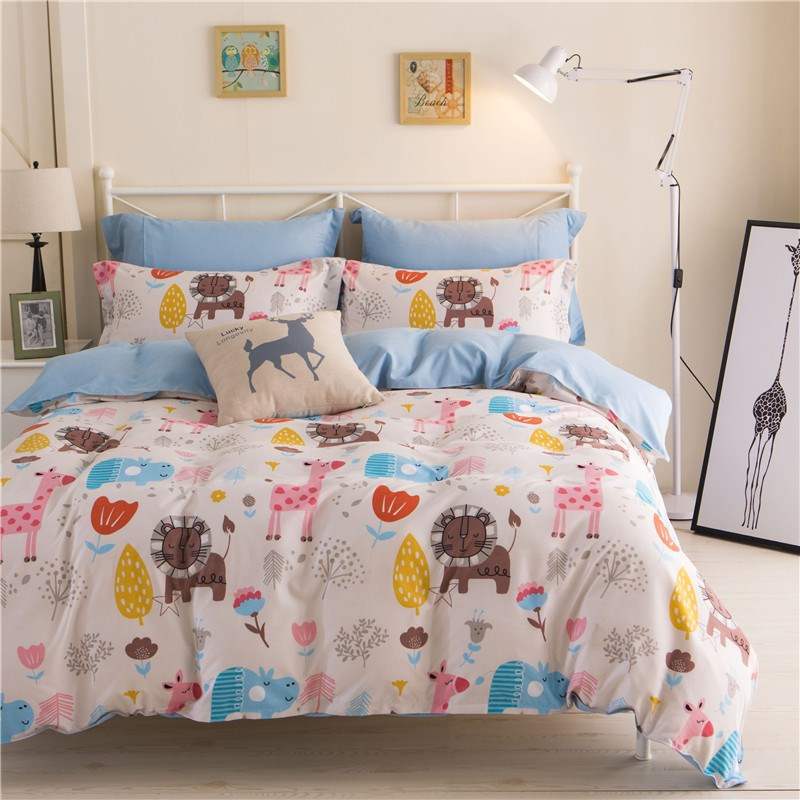 Title 3, Student bedding sheet and quilt cover set. Soft...