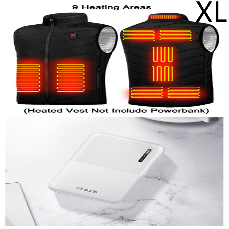 Black 9heating areas XL