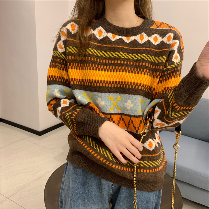 Title 1, New Trendy Round Neck Long Sleeve Sweater All-M...