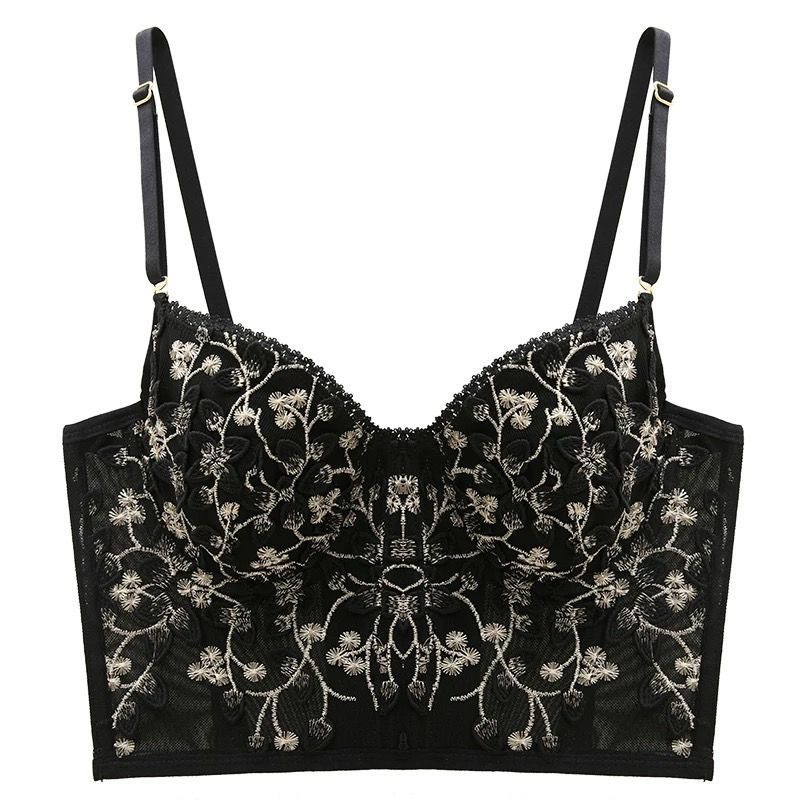 Women's French Embroidery Lace Bra