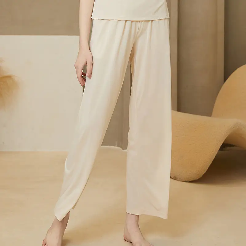 Acetate Cotton Drape Wide-leg Mopping Pants