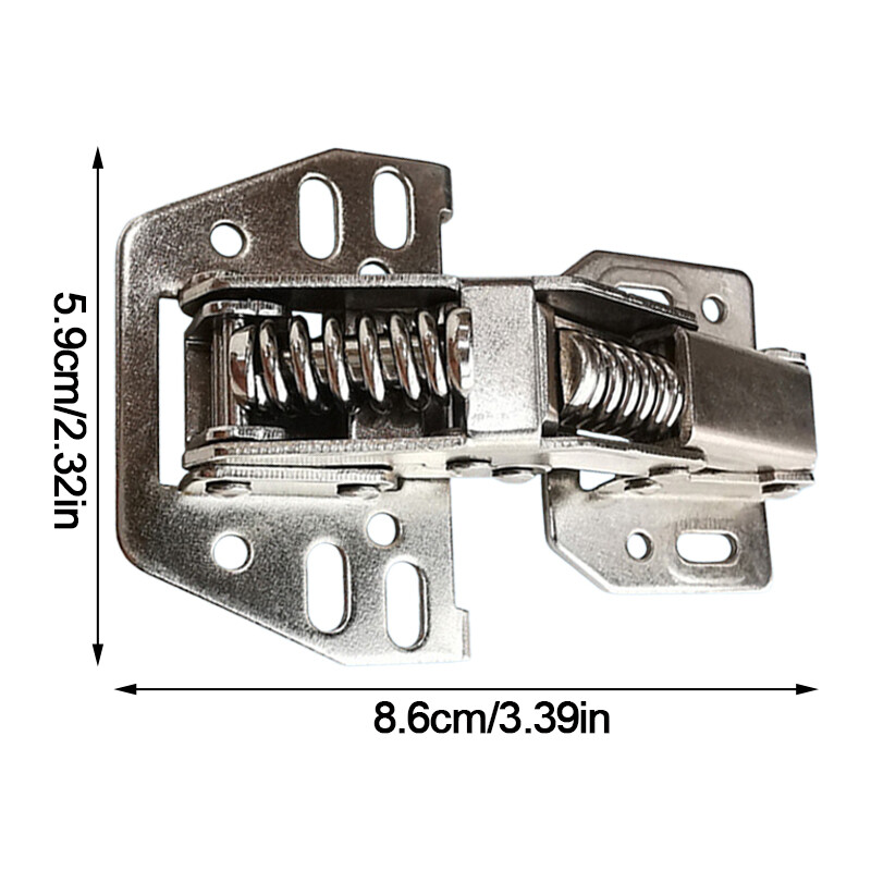 2x OVERHEAD SWING UP LOCKER CUPBOARD DOOR STAY HINGES CARAVAN MOTORHOME — image 5