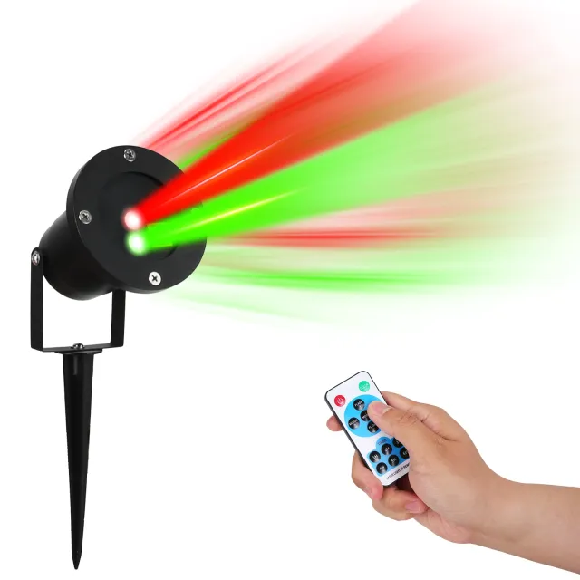Outdoor Laser Projector Light Red And Green Projection Light With 3 Modes 12 Speeds 6Hrs Timer IP44 Waterproof Firefly Landscape Light For Christma... Black - Shop at LoveMi