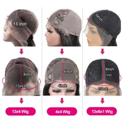 Front Lace Real Wig Female Curly Hair Headgear - 13X6X1 Tpart Wig - View 1