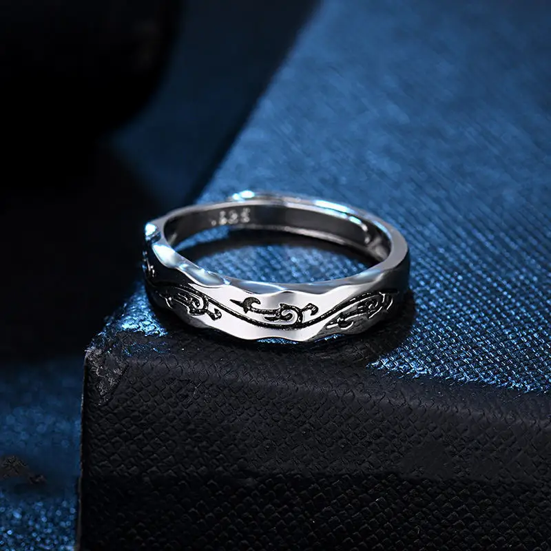 Men's Single Domineering Dragon Pattern Ring