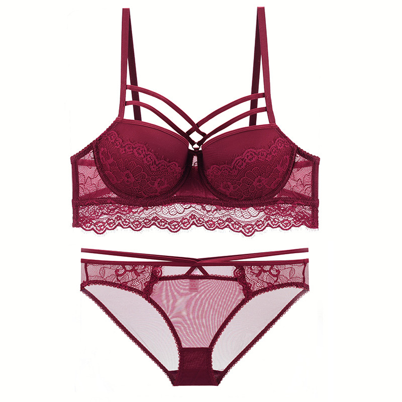 Burgundy Bra Panties