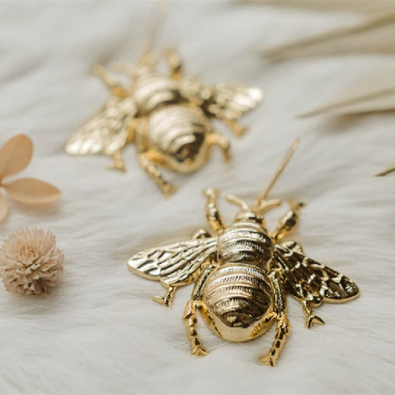 Creative Insect Big Bee Earrings Jewelry