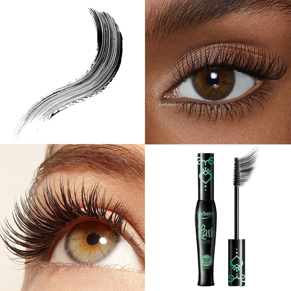 Charming Mascara, Lengthening Thick Curling Eyelash Makeup, Long Lasting Waterproof Smudge-proof Mascara, 10ml 7