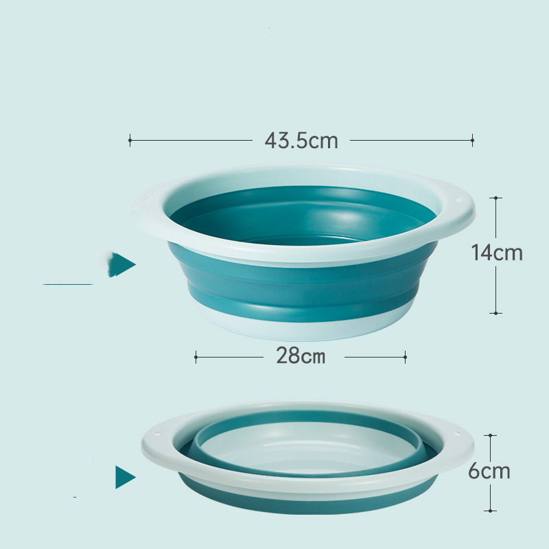 Title 7, Suporte dobrável de silicone para lavatório inf...