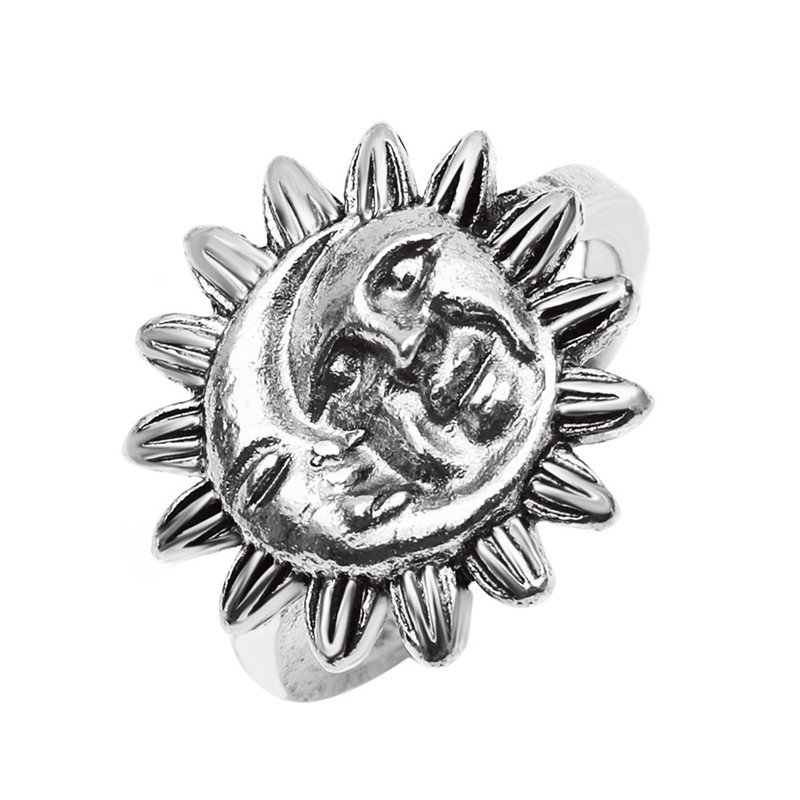 Abstract Face Ring Fashion Creative Accessories