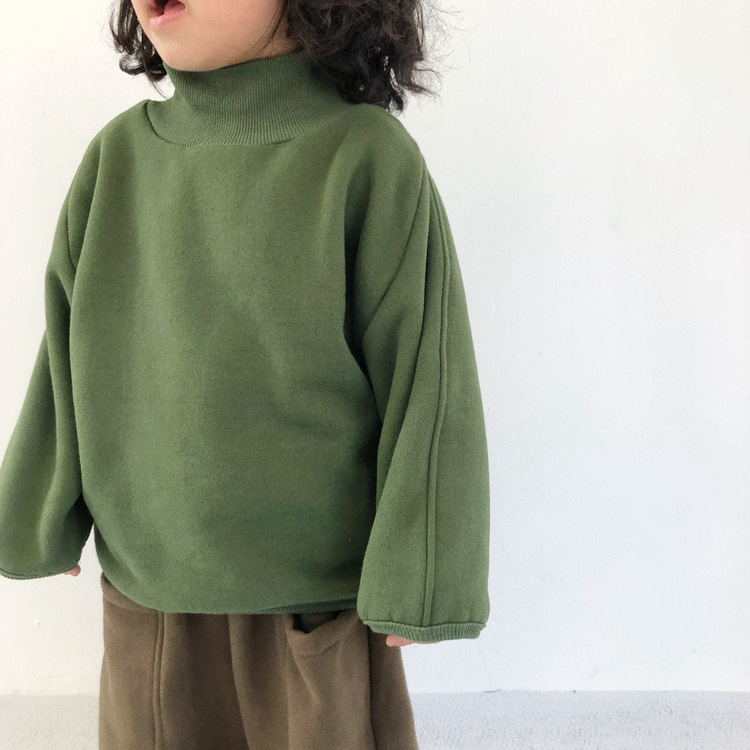 New Children's Fleece Sweater Casual Top