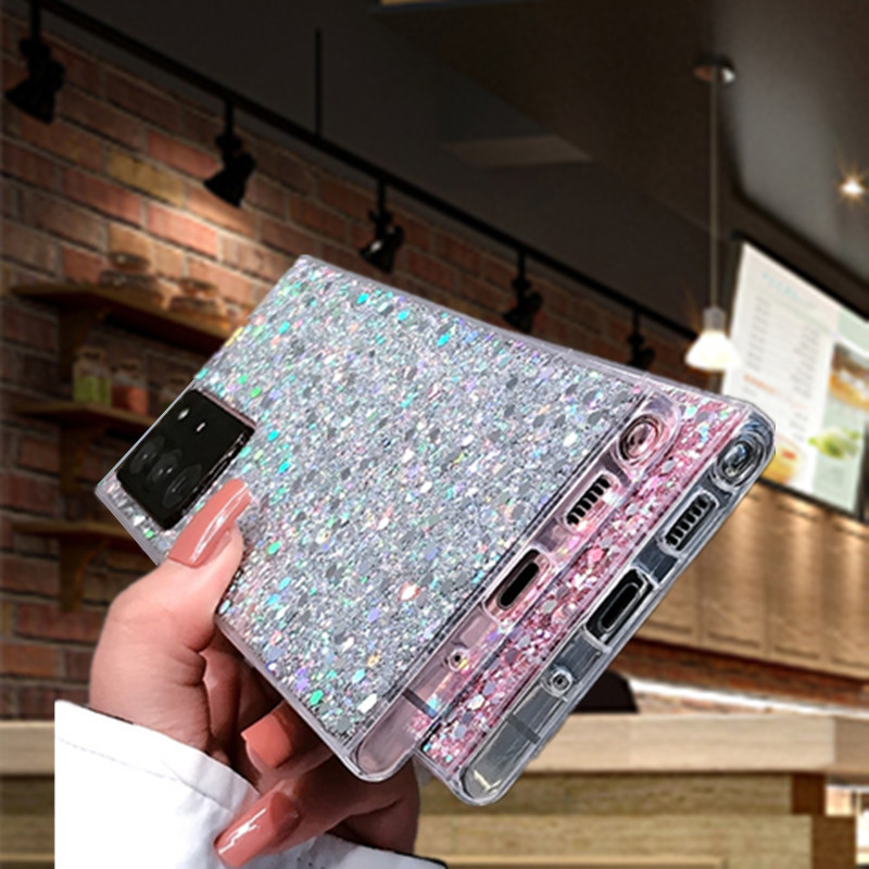 Beaded Glitter Temperament Female Full Package Phone Case