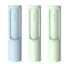 Rotating Cylinder Sticker Roller Electrostatic Brush Hair Removal Artifact Pet Hair Removal Brush Clothes Sticky Brush Hair Remover - Green Green Blue - View 1