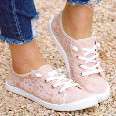 Summer New Style Black Lace Breathable And Comfortable Flat Sandals