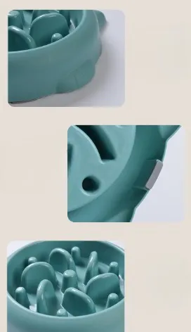 Pet Dog Cat Slow Feeder Bowls Anti Choking Slow Feeder Dish Bowl Home Dog Eating Plate Anti Gulping Bowl Supplies – image 5