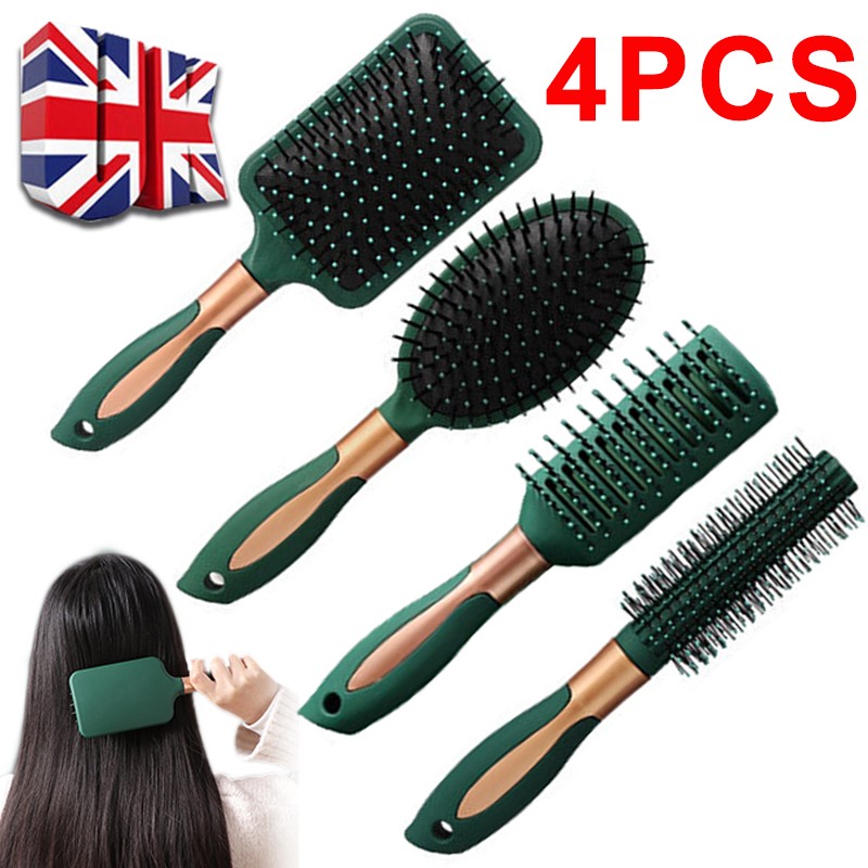 4pcs Hair Brush Set For Women Professional Salon Hairbrush Comb Hairbrush Massage 7