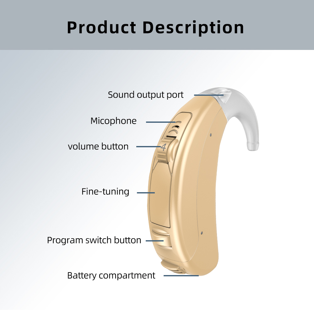 Hearing Aid Digital Hearing Amplifiers Wireless Mini Hearing Aids Best Audifonos Sound Amplifiers Moderate Loss - Image 2