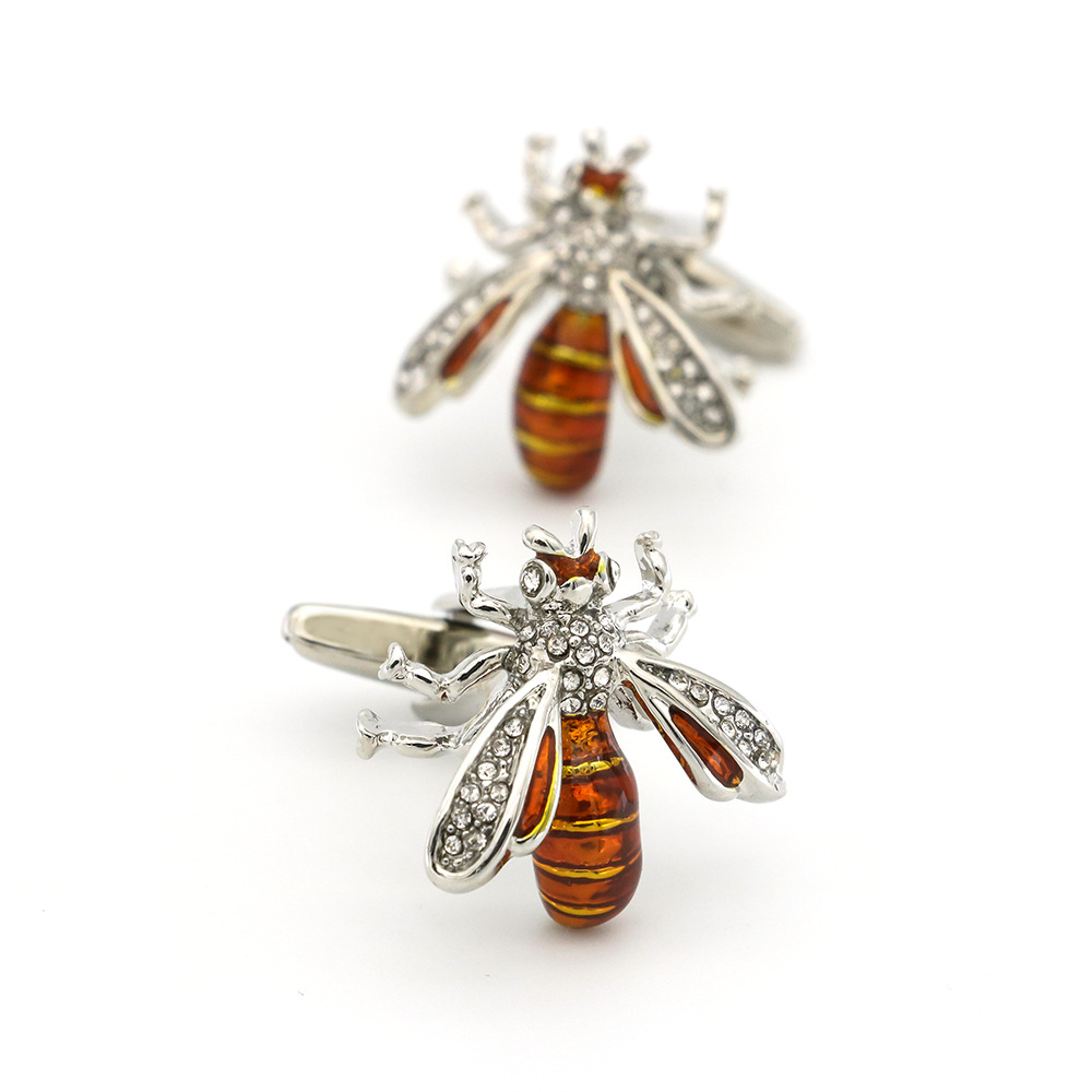 Title 1, Animal Bee-shaped Copper Cufflinks