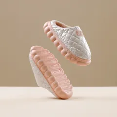Stepping On Shit Feeling Thick Soled Soft Indoor Waterproof Confinement Drag Non Slip Women - Sakura Powder-36Or37 - View 1