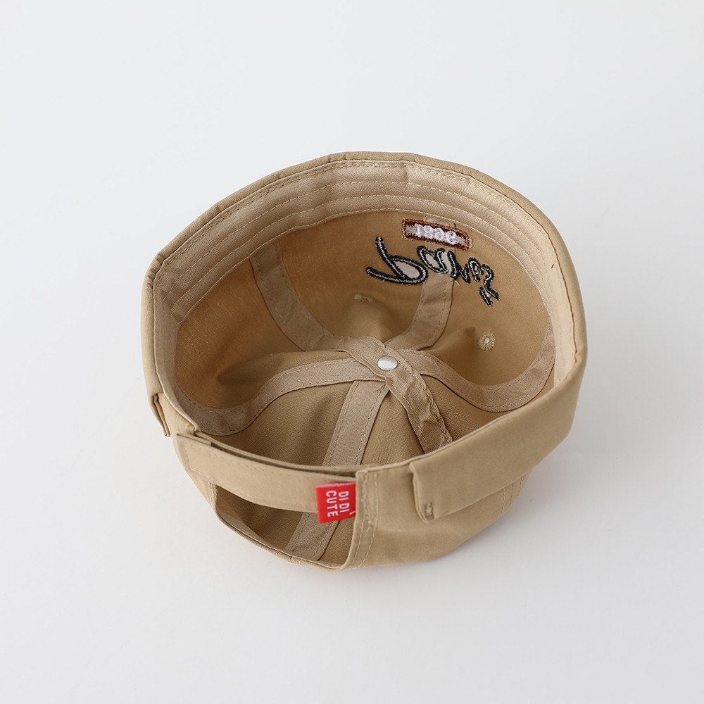 Children's Solid-color, 3D Embroidered, Adjustable Trendy Style Cowboy Hat, Suitable For Outdoor Activities And Travel.