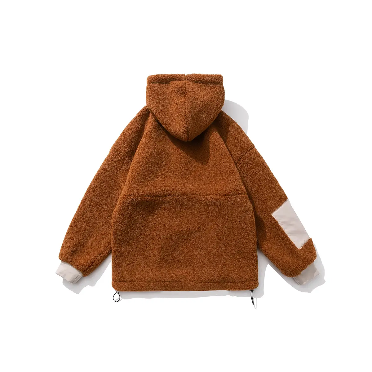 Youth Hooded Lamb Velvet Casual Jacket Men's Warm Sweater