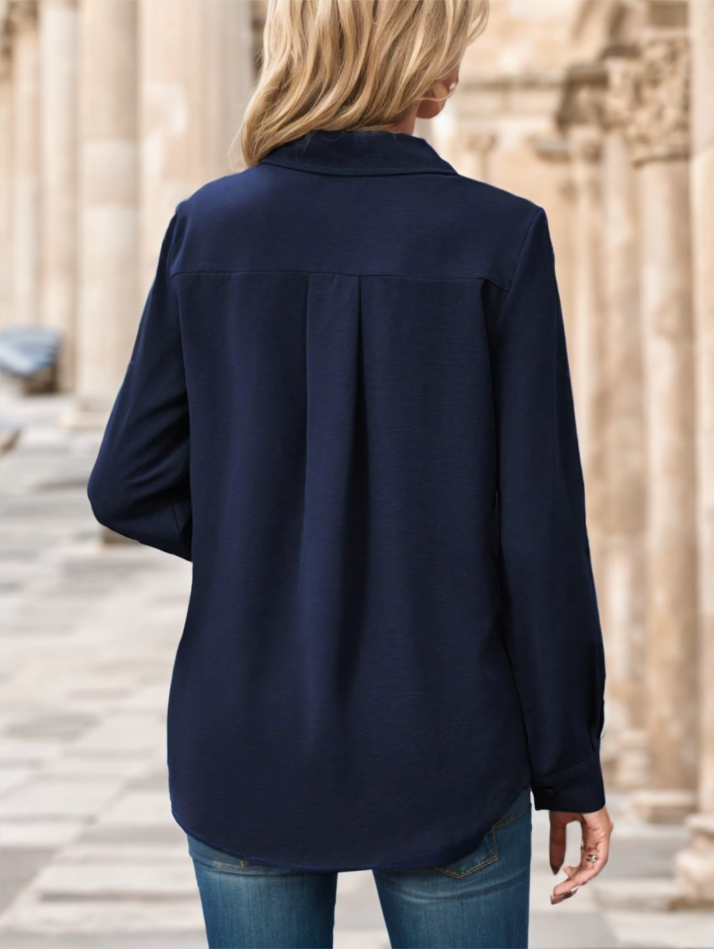 Ladies' Solid-colored Shirts