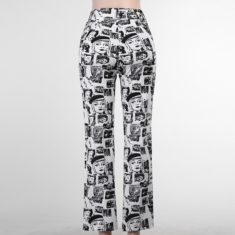 Title 9, New Street Hipster Comic Print Pants