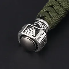 Hand-woven Outdoor Mountaineering Racing Keychain - Key003 - View 1