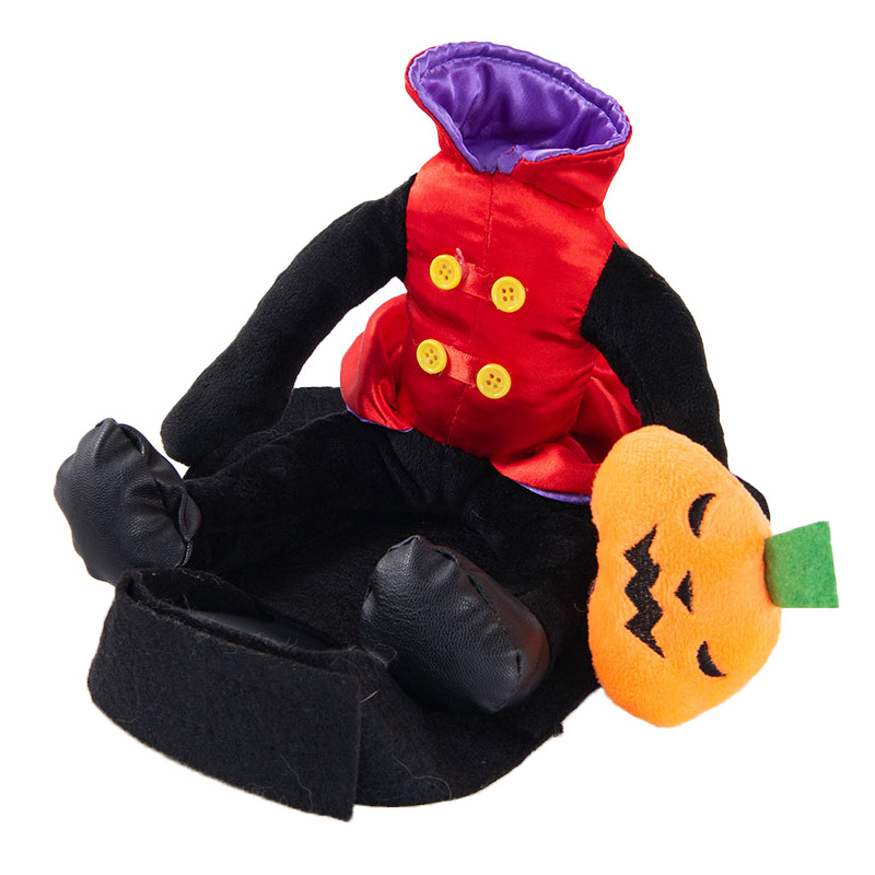 Dog Halloween Costume, Soft Pumpkin Ride Outfit For Puppies, Season