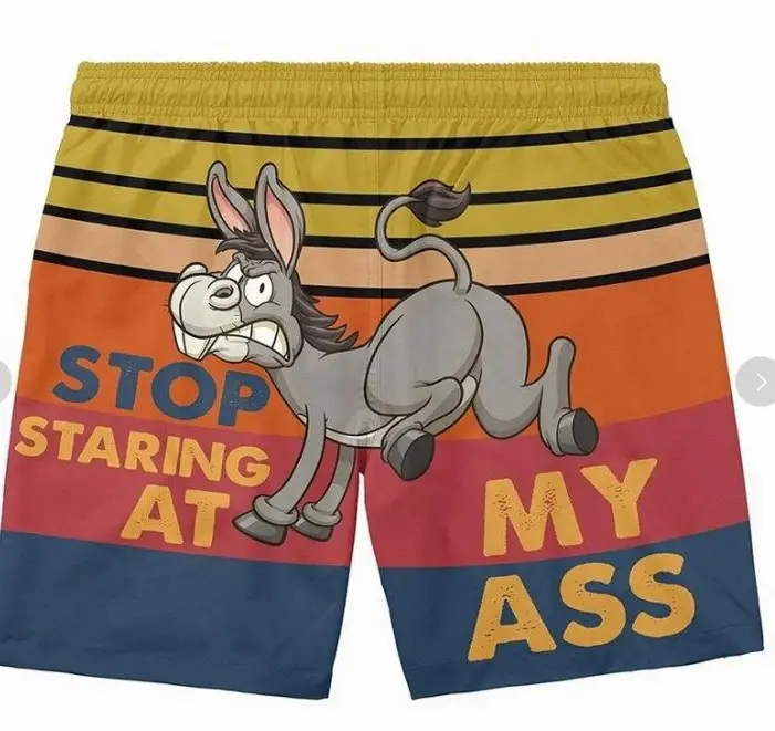 3D Digital Printing Ideas For Men's Beach Pants