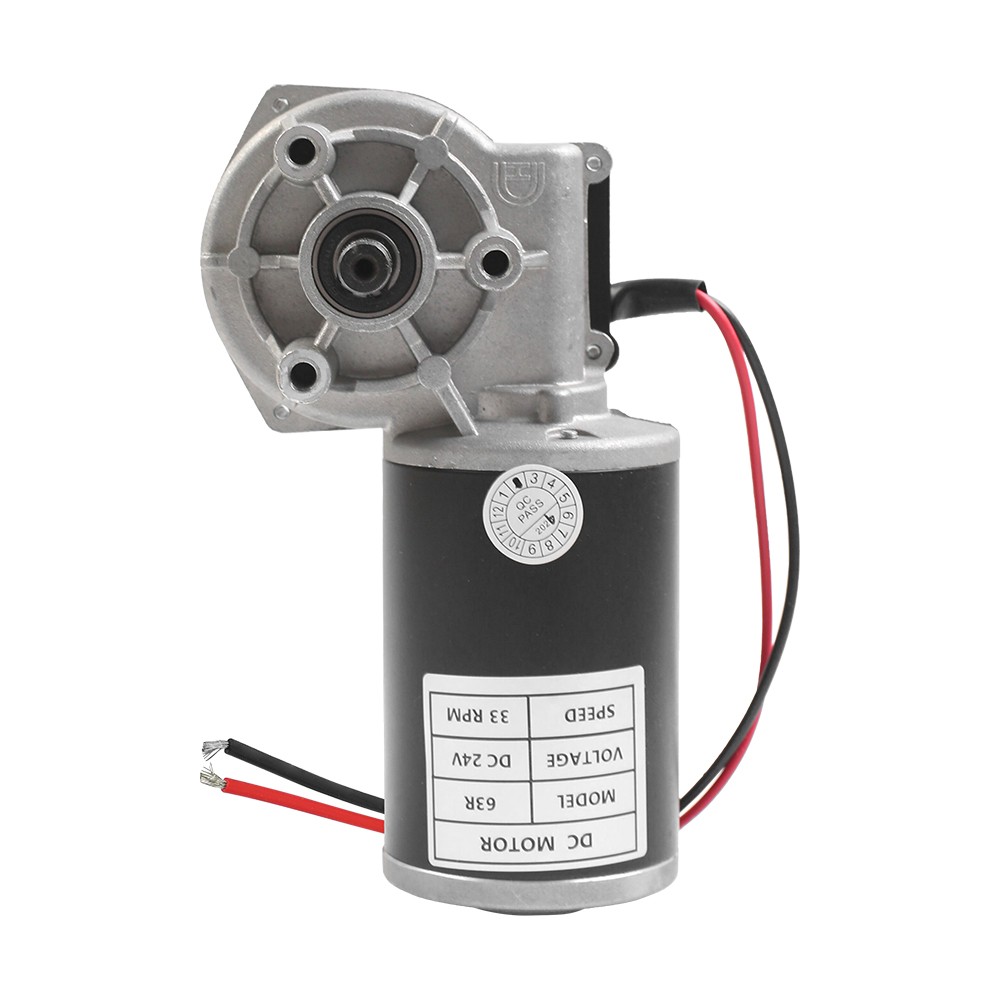 24V DC Electric Gearmotor Speed Torque Reversible Adapter Gear Box Motor 30W — image 3