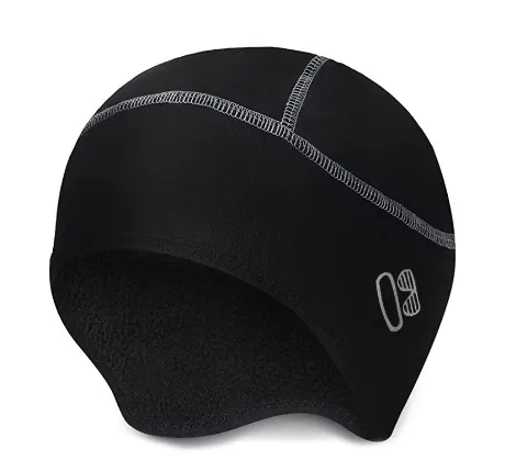 Plush Ski Riding Thermal Head Cover Black With Glasses Hole - Shop at LoveMi