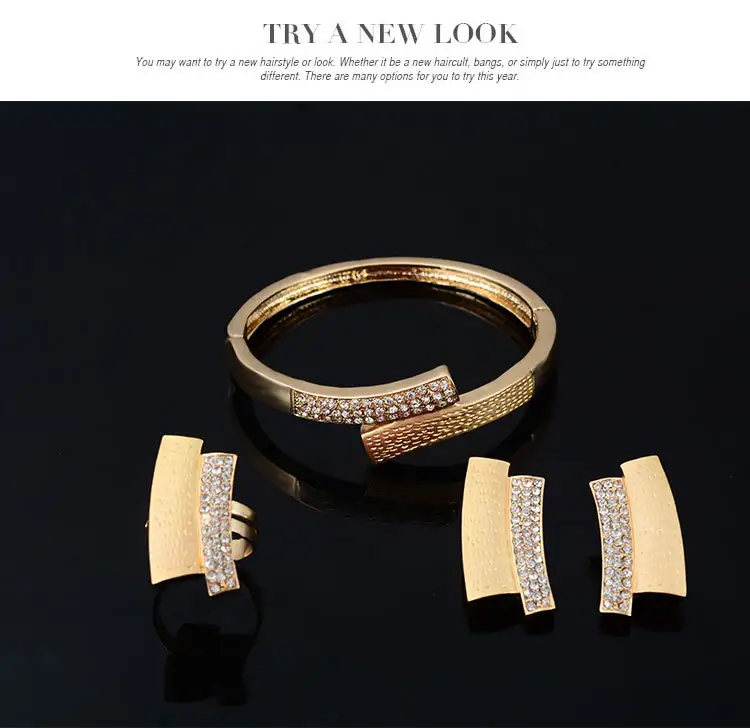 Four-piece Fashion Personality Necklace And Earrings