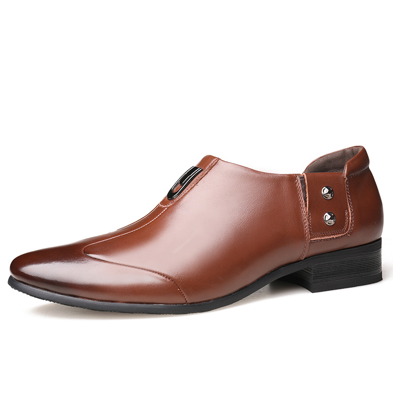 Formal British Leather Shoes Business Korean Men's Shoes
