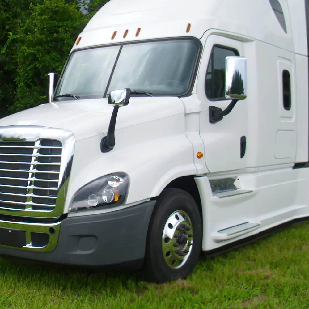 Freightliner Cascadia Bumper Right Side Reinforcement & Cover With NO Fog Hole