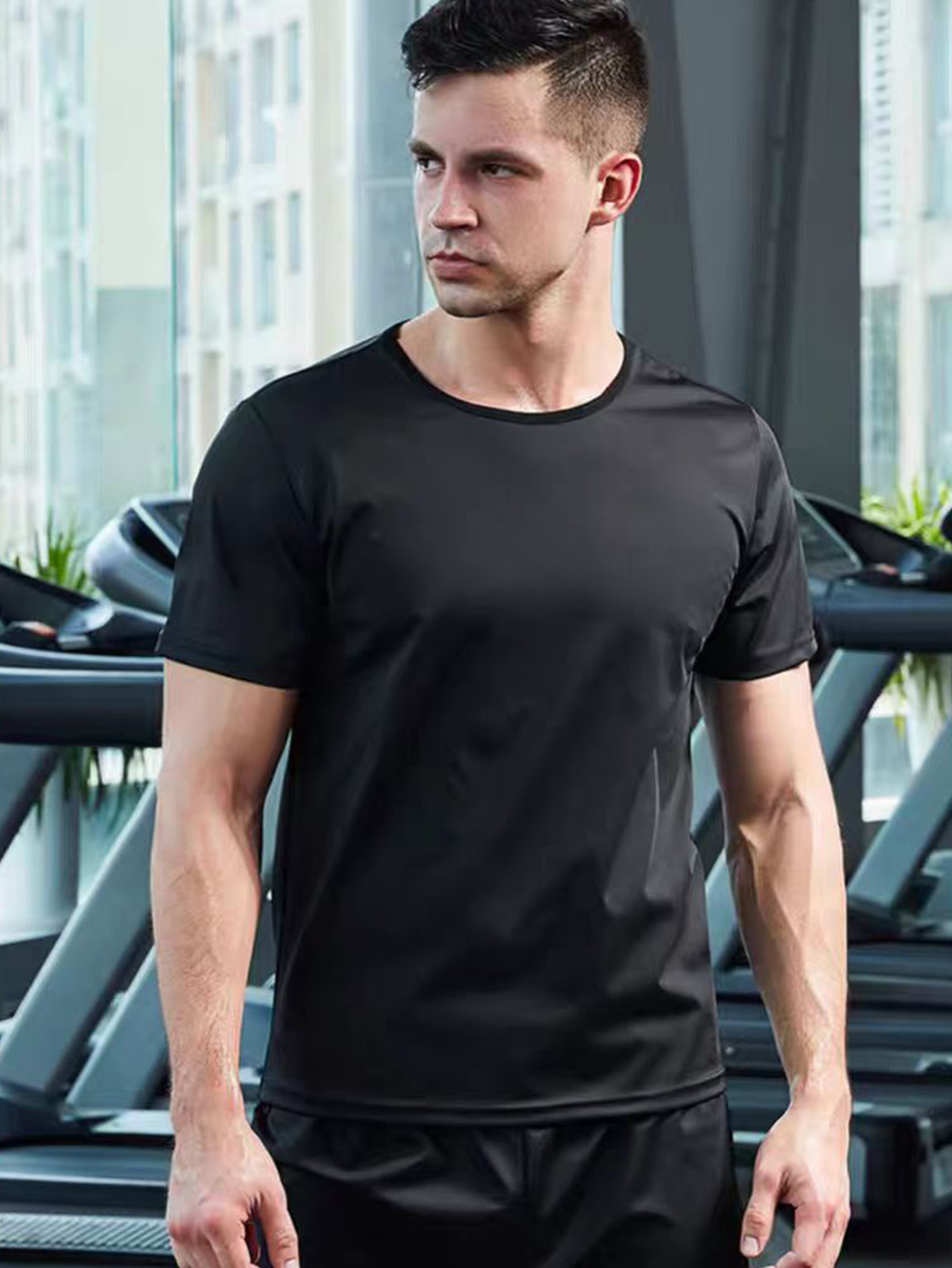 Sauna Shirt For Men Heat Trapping Sweat T-shirt Sauna Suit For Men Compression Workout Sweat Suit For Gym Workouts