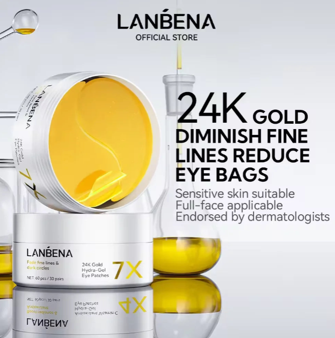 LANBENA - 24K Gold Hydra-Gel Eye Patches 6
