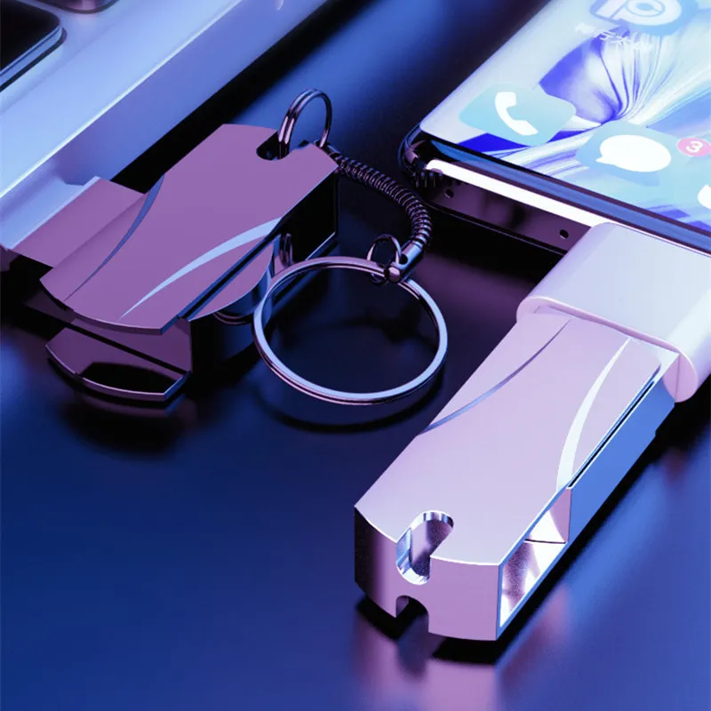 A USB Drive With A Large Capacity Is Expanded On A Virtual Scale – image 2