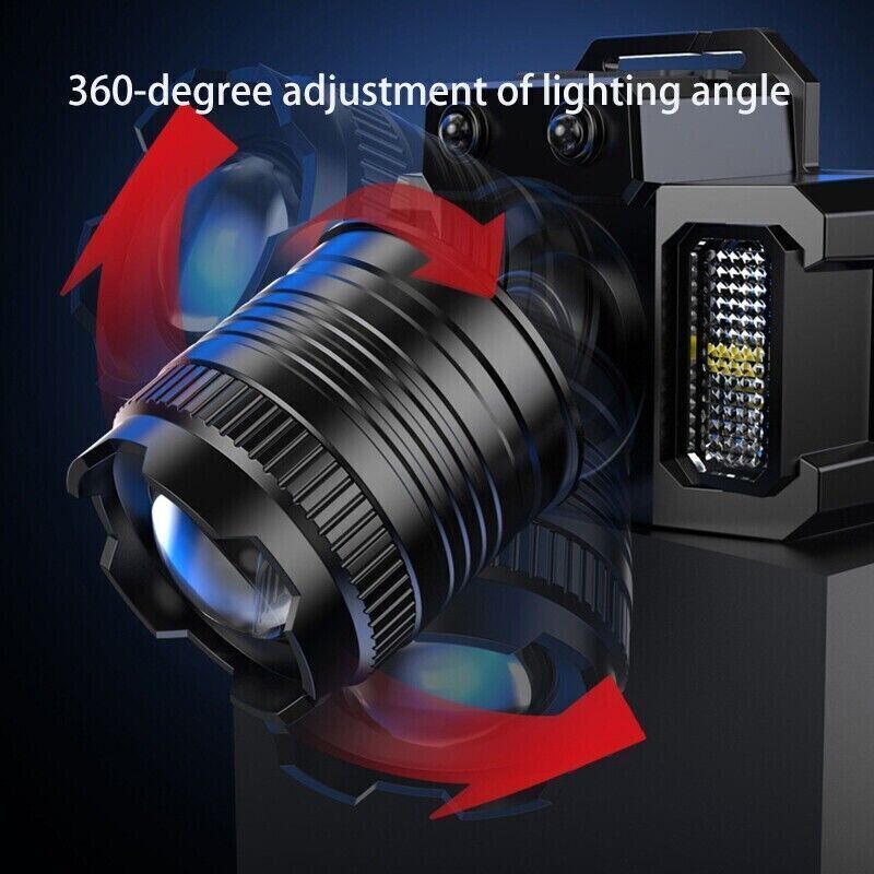 USB-C Rechargeable Zoom Headlamp, 2-Pack