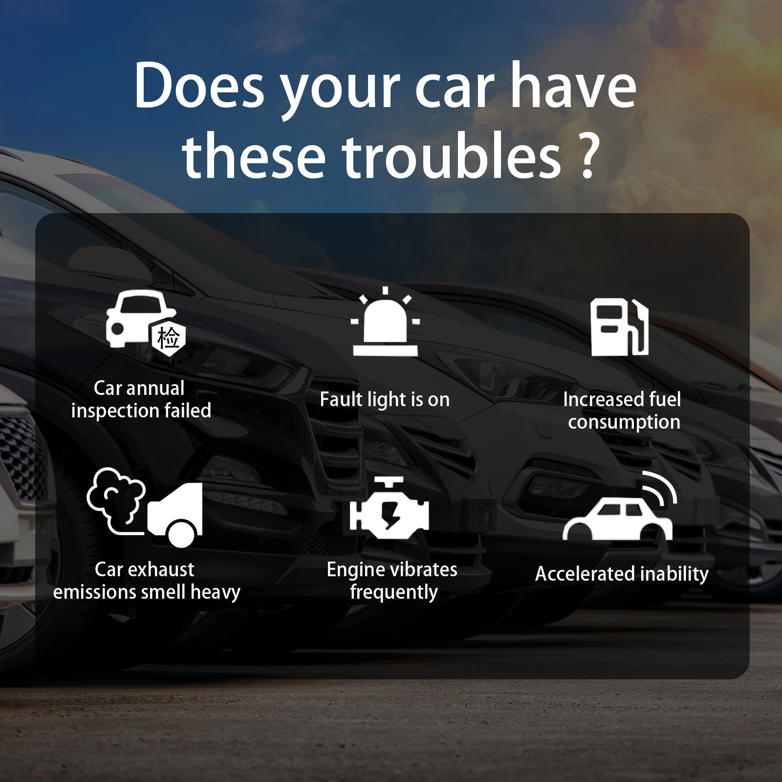 Engine Interior Non Removable Car Cleaning Agent