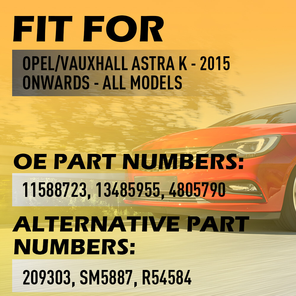 For Opel Vauxhall Astra K Up 1PCS Rear Shock Absorber Suspension Top Mount — image 11