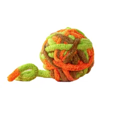 Pet Silent Cat Toy, Wool Ball, Cat Toy Ball, Plush, Boring, Durable, Teeth Grinding, Playing With Little Cats, Chewing, Cat Toy Stick - Green - View 1