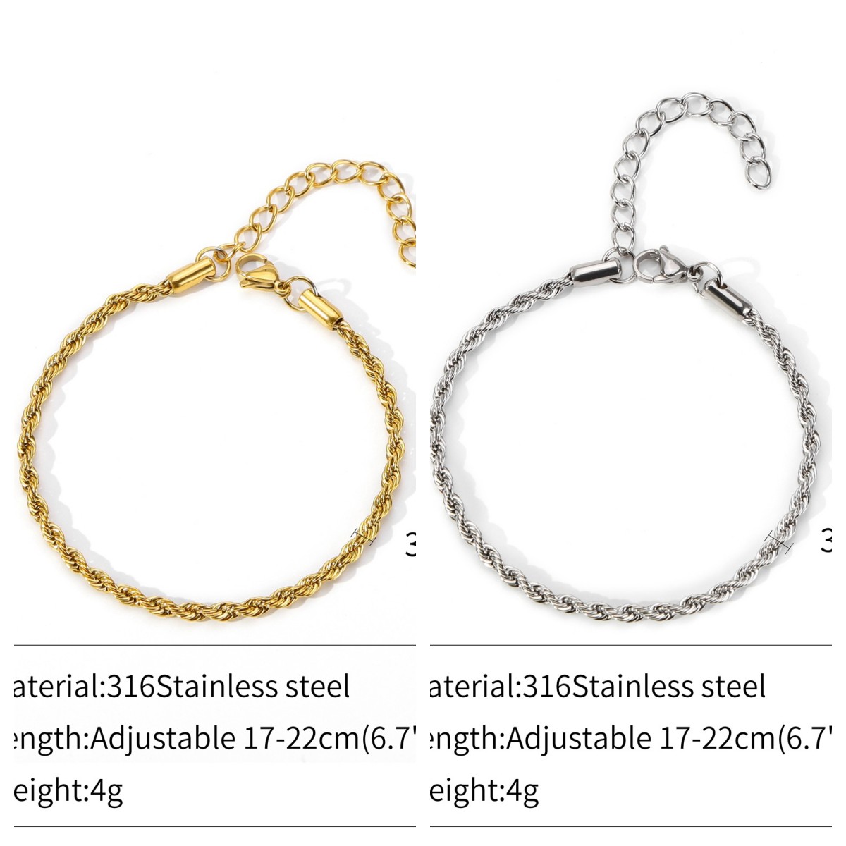 Hemp Flowers Chain Stainless Steel 18K Cuban Item